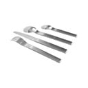 Ezüstszínű rozsdamentes acél evőeszköz készlet 24 db-os Boldi – FABINI