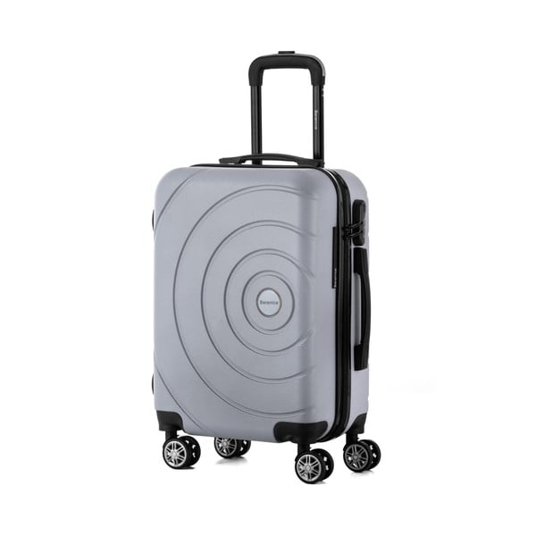 Circle szürke bőrönd, 44 l - Berenice