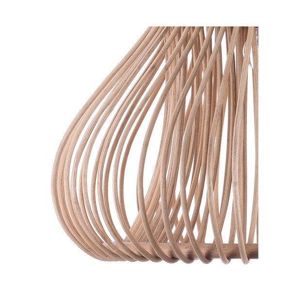 Natúr színű függőlámpa rattan búrával ø 60 cm Tinggi - Tomasucci-image-2