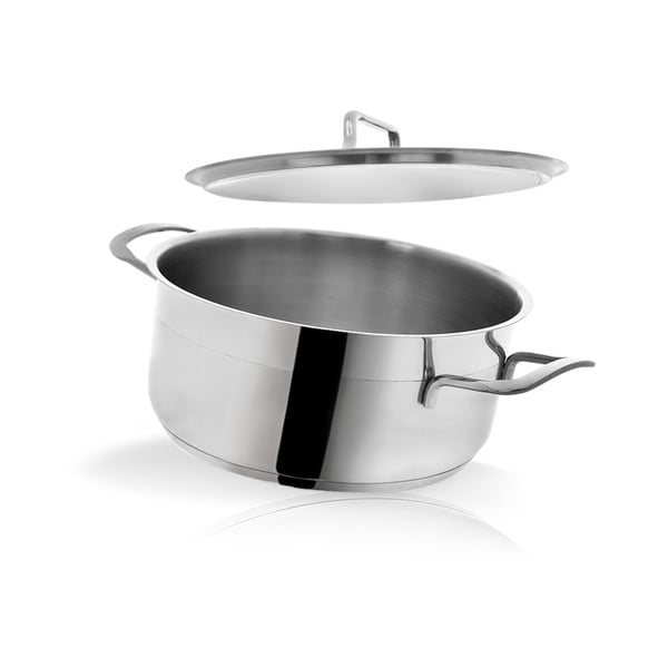 Anett rozsdamentes acél edény fedővel, 1,9 l - Orion-image-1