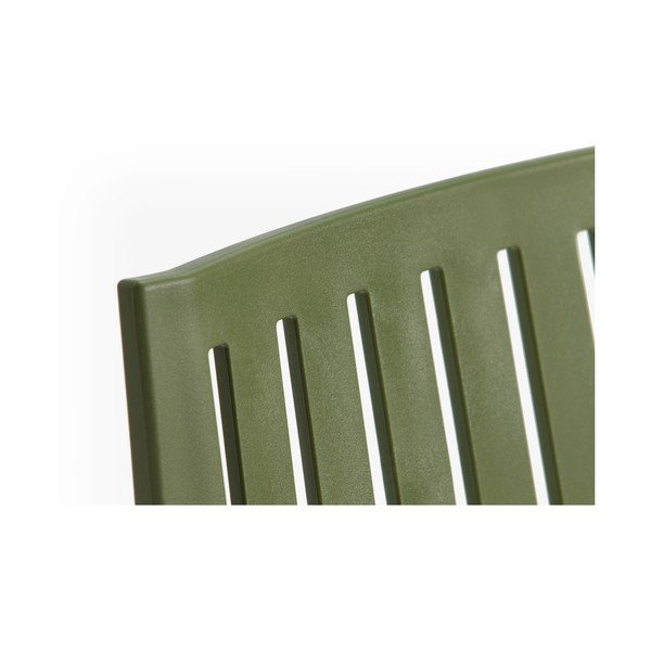 Zöld műanyag kerti szék Bars - Rojaplast-image-2