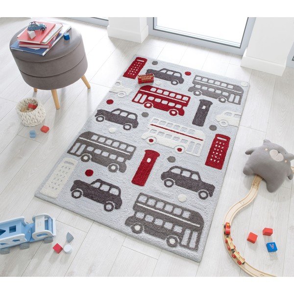 City Buzz gyerekszőnyeg, 100 x 150 cm - Flair Rugs-image-4