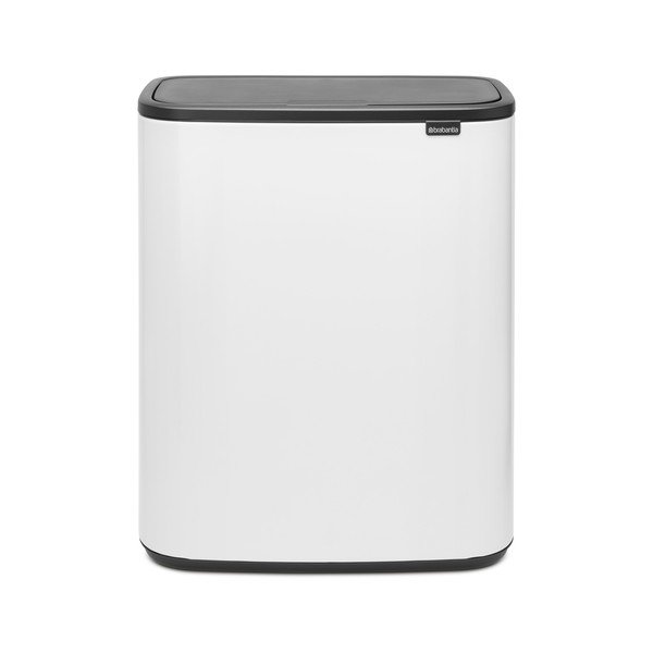 Fehér acél érintésre nyíló szelektív szemetes 60 l Bo Touch Bin – Brabantia-image-4