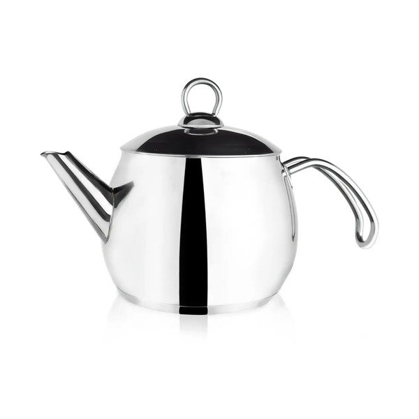 Ezüstszínű rozsdamentes acél teáskanna 1 l Anett – Orion