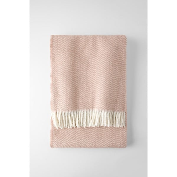 Skyline rózsaszín pléd, 140 x 180 cm - Euromant