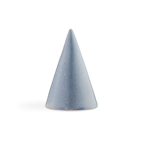 Glazed Cone Blue kék agyagkerámia dekorációs szobor, magasság 15 cm - Kähler Design
