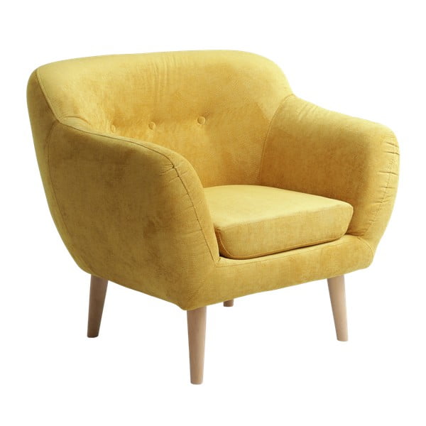 Marget sárga fotel - Custom Form