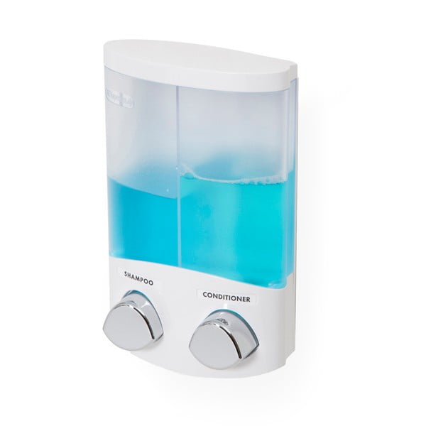 Fehér öntapadós műanyag szappanadagoló 620 ml Duo – Compactor