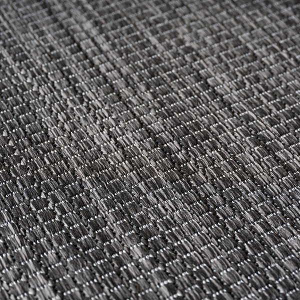 Fekete kerek kültéri-beltéri szőnyeg ø 80 cm Mira 1450 – Ayyildiz Carpets-image-4