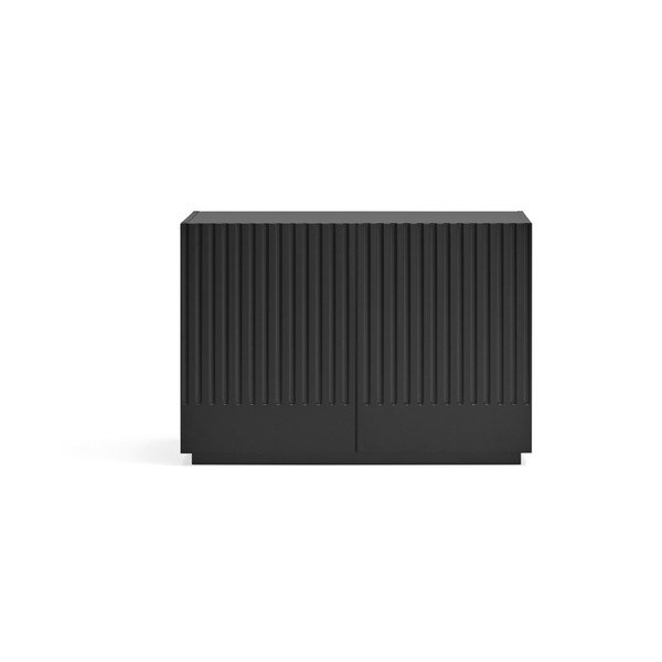 Fekete alacsony komód 100x70 cm Doric – Teulat