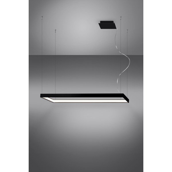 Fekete fém LED függőlámpa TUULA – Thoro-image-2