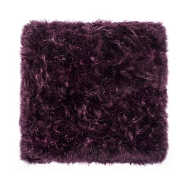 Zealand Square lila bárányszőrme szőnyeg, 70 x 70 cm - Royal Dream