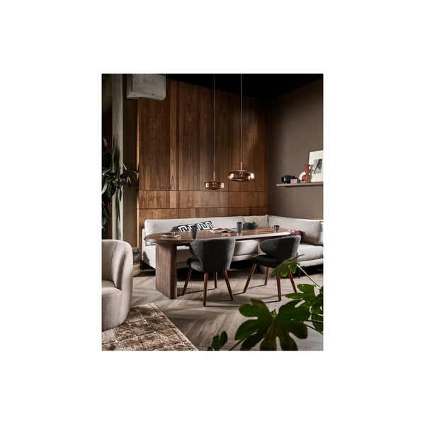 Étkezőasztal diófa dekorral 90x240 cm Ellips – vtwonen-image-1