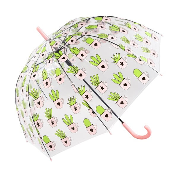 Cactus átlátszó esernyő, ⌀ 81 cm
