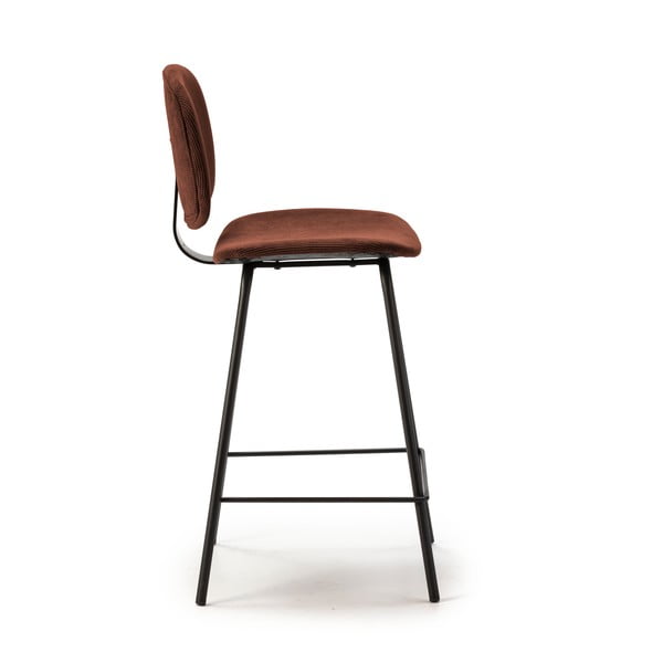 Borvörös bárszék szett 2 db-os (ülésmagasság 64 cm) Arus – Marckeric-image-3