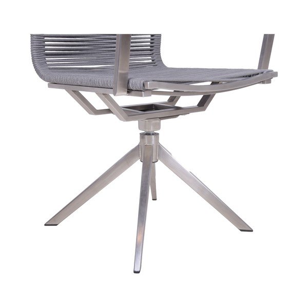 Szürke fém kerti szék Rubiera – Garden Pleasure-image-3