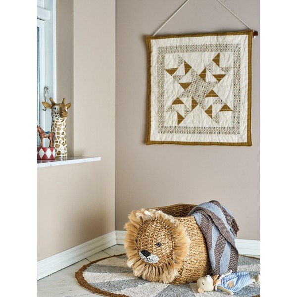 Natúr színű vesszőfonott játéktároló kosár 52x32x36 cm Harrison – Bloomingville Mini-image-3