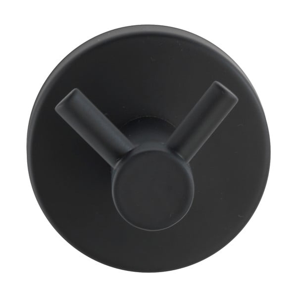 Matt fekete fali rozsdamentes acél akasztó Bosio – Wenko-image-2