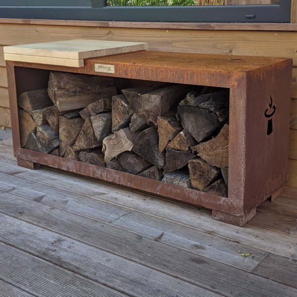 Borovi fenyő ülőke fatárolóra - Remundi-image-1