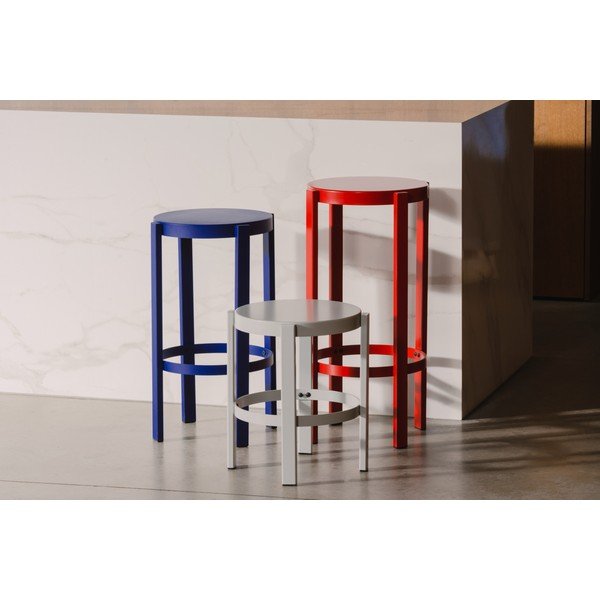 Piros acél bárszék (ülésmagasság 75 cm) Doon – noo.ma-image-4