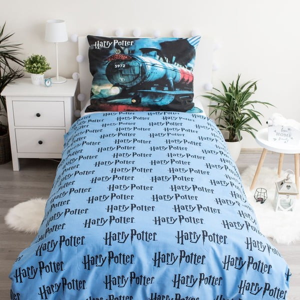 Harry Potter pamut gyerek ágyneműhuzat, 140 x 200 cm - Jerry Fabrics-image-1