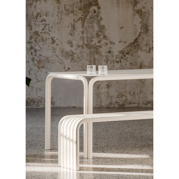 Fém kerti étkezőasztal 84x135 cm Nokk – noo.ma-image-3