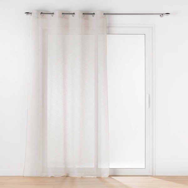 Elefántcsont színű voile fényáteresztő függöny 140x240 cm Carlin – douceur d'intérieur