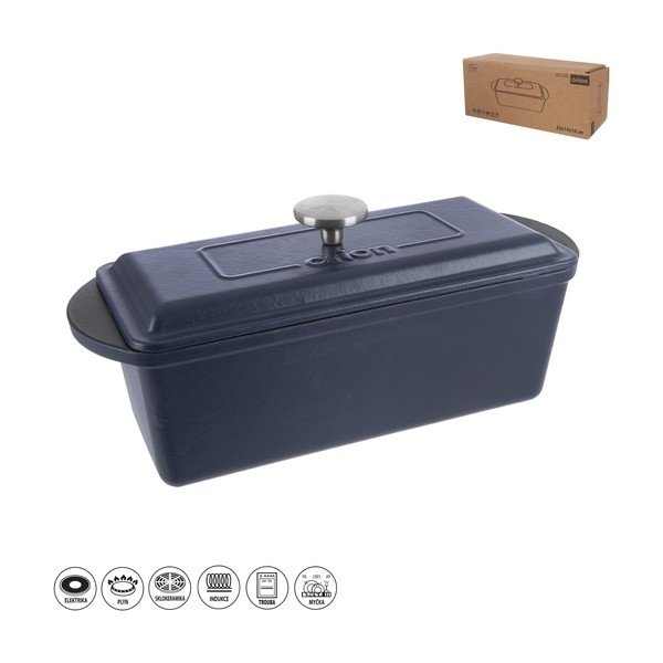 Öntöttvas kenyér sütőforma 35x14 cm Litina – Orion-image-4