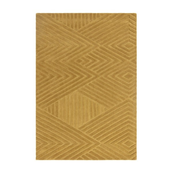 Okkersárga gyapjú szőnyeg 160x230 cm Hague – Asiatic Carpets
