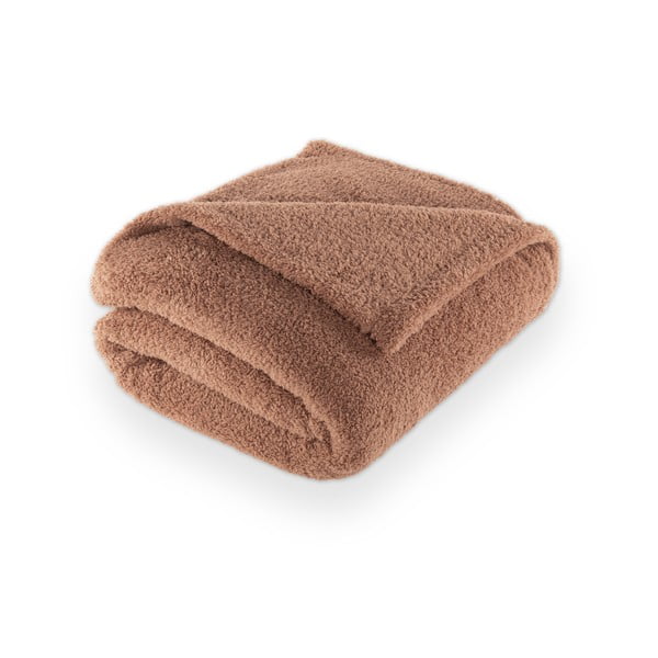 Barna mikroplüss takaró 150x200 cm Cocoon – Tiseco Home Studio