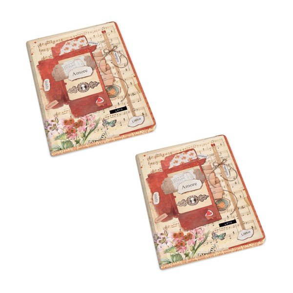 Füzet készlet 192 oldal 2 db-os A6 Love – Kartos-image-1