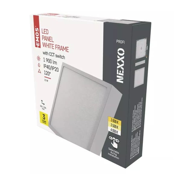 Fehér LED mennyezeti lámpa 22.5x22.5 cm Nexxo – EMOS-image-1