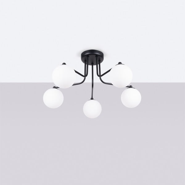 Fekete-fehér mennyezeti lámpa Beam – Sollux-image-2