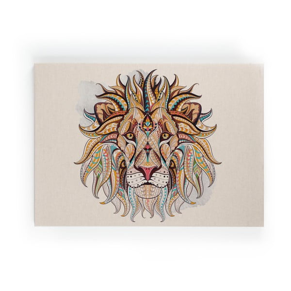 Lino Lion dekorációs falitábla, 50 x 70 cm - Surdic