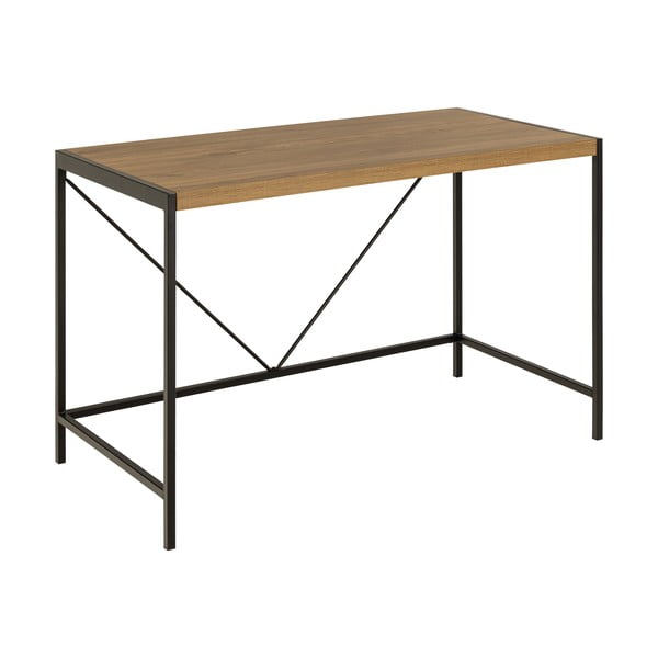 Íróasztal tölgyfa dekorral 60x120 cm Bahamas – Actona-image-2