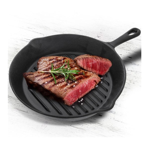 Öntöttvas grill serpenyő ø 24 cm Litina – Orion-image-2