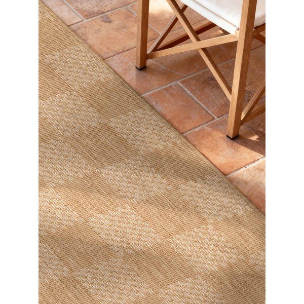 Krémszínű-natúr színű kültéri-beltéri futószőnyeg 80x200 cm Haringey Dorothy – Ted Baker-image-3