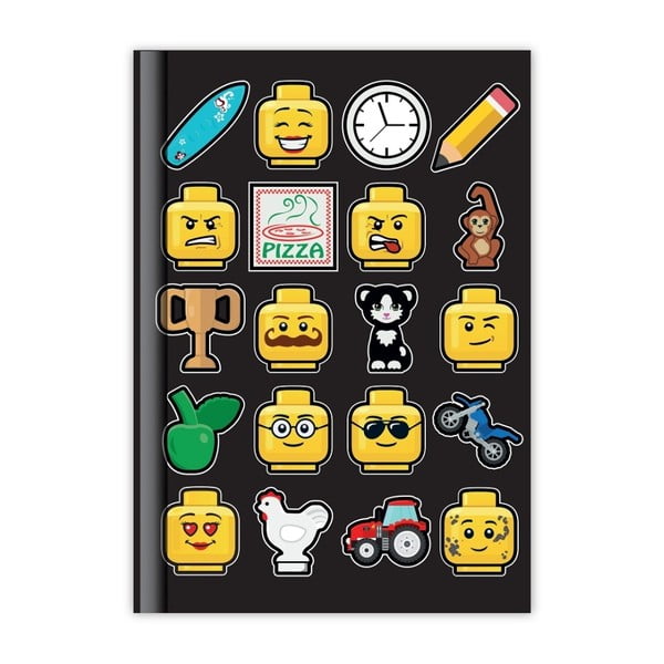 Iconic fekete napló - LEGO®