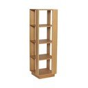 Natúr színű könyvespolc tölgyfa dekorral 45x140x45 cm Merge – Hübsch