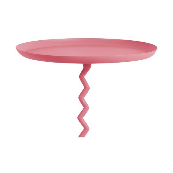 Fém kerek tárolóasztal ø 44 cm Zig Zag – Leitmotiv-image-1