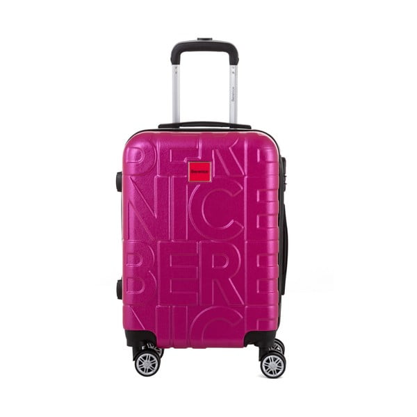 Typo 3 db-os rózsaszín bőrönd szett - Berenice-image-3