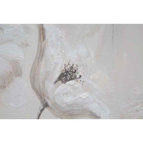 Carex kézzel festett, virágmintás kép, 80 x 80 cm - Mauro Ferretti-image-2