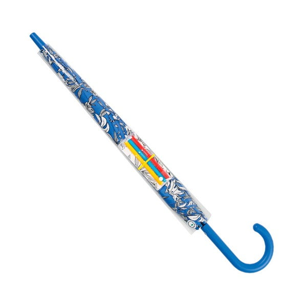 Coloring kifesthető botesernyő kék részletekkel, 3 vízálló filctollal, ⌀ 122 cm - Ambiance