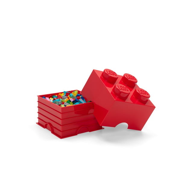 Piros szögletes tárolódoboz - LEGO®-image-2