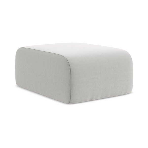 Világosszürke bársony lábtartó Lani – Makamii