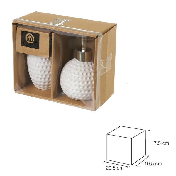 Fehér fürdőszobai kiegészítő szett – Casa Selección-image-3