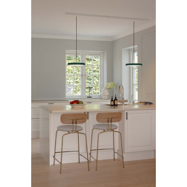 Sötétzöld fém LED dimmelhető függőlámpa fém búrával ø 31 cm Asteria Plus – UMAGE-image-3