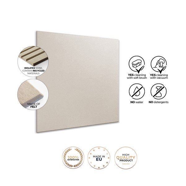Textil akusztikus panel szett 2 db-os 60x60 cm Light Timber II – Styler-image-4