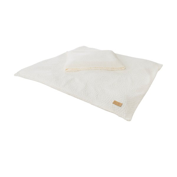 Krémszínű gyerek ágyneműhuzat babaágyhoz 80x80 cm Seashells – Roba-image-2