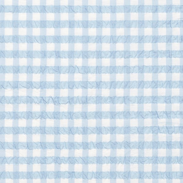 Fehér-világoskék egyszemélyes krepp ágyneműhuzat 140x200 cm Bæk&Bølge – JUNA-image-2